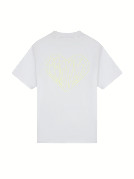 Croyez Croyez Stitched Heart T-Shirt - White