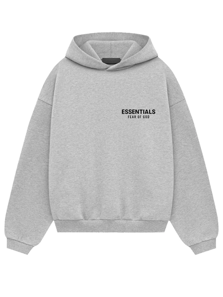 Fear of God Fear of God KIDS Fear of God Essentials Hoodie - Light Heather Fear of God KIDS Fear of God Essentials Hoodie - Light Heather