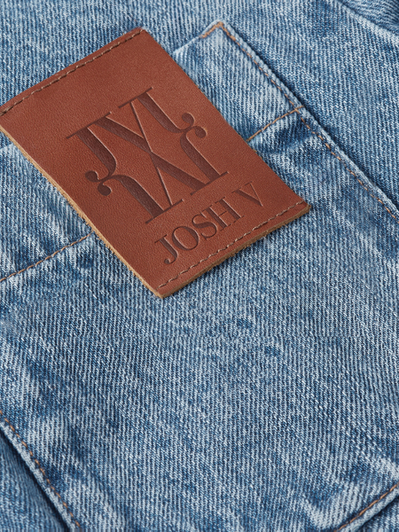 Josh V Wolf Blouse - Light Denim Josh V Josh V Wolf Blouse - Light Denim