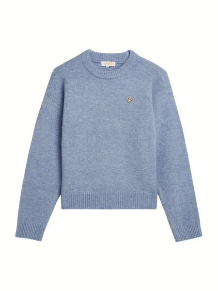Josh V Ize Sweater - Powder Blue Melange Josh V Josh V Ize Sweater - Powder Blue Melange