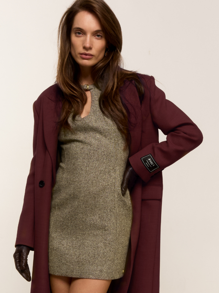 Josh V Athena Coat - Burgundy Josh V Josh V Athena Coat - Burgundy