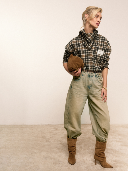 Josh V Bellis Blouse - Black Check Josh V Josh V Bellis Blouse - Black Check