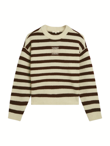 Josh V Ize Sweater - Brown Stripe Josh V Josh V Ize Sweater - Brown Stripe