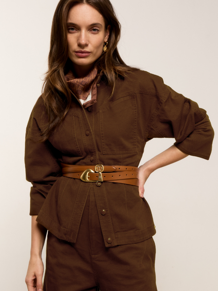 Josh V Josh V Nura Blouse - Brown Josh V Nura Blouse - Brown