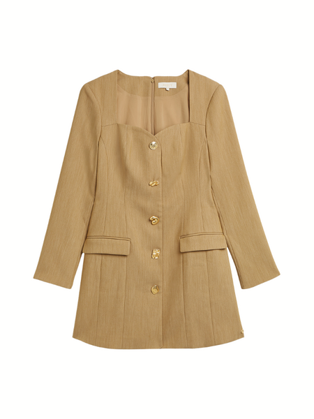 Josh V Lucienne Dress - Light Camel Melange Josh V Josh V Lucienne Dress - Light Camel Melange