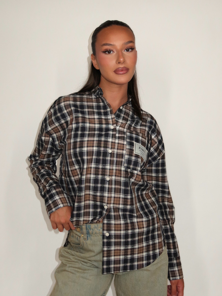 Josh V Bellis Blouse - Black Check Josh V Josh V Bellis Blouse - Black Check