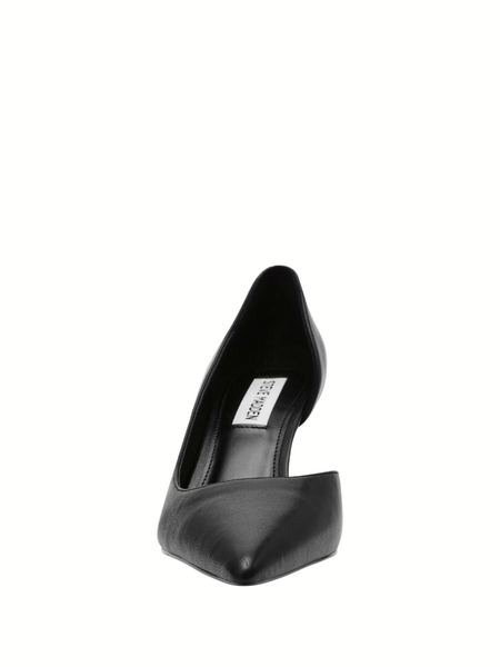 Steve Madden Vena Heels - Black Leather Steve Madden Steve Madden Vena Heels - Black Leather