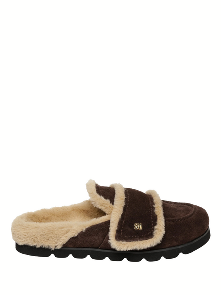 Steve Madden Bomb-SM Mule - BRN Suede Steve Madden Steve Madden Bomb-SM Mule - BRN Suede