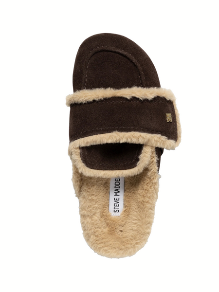 Steve Madden Bomb-SM Mule - BRN Suede Steve Madden Steve Madden Bomb-SM Mule - BRN Suede