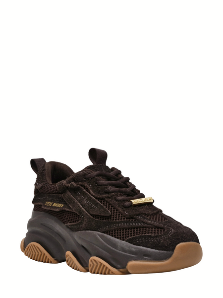 Steve Madden Possession-E Sneaker - Chocolate Brn Steve Madden Steve Madden Possession-E Sneaker - Chocolate Brn