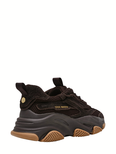 Steve Madden Possession-E Sneaker - Chocolate Brn Steve Madden Steve Madden Possession-E Sneaker - Chocolate Brn