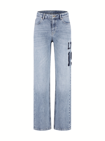 Malelions Women Straight Leg Match Jeans - Light Blue Malelions Malelions Women Straight Leg Match Jeans - Light Blue