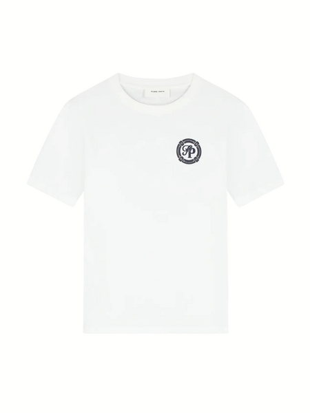 Pure Path Buoy Initials T-Shirt - Off White Pure Path Pure Path Buoy Initials T-Shirt - Off White