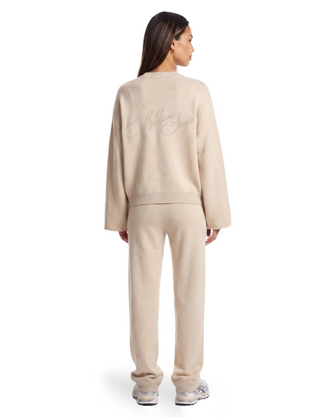 Malelions Women Oversized Knitted Sweater - Beige Malelions Malelions Women Oversized Knitted Sweater - Beige