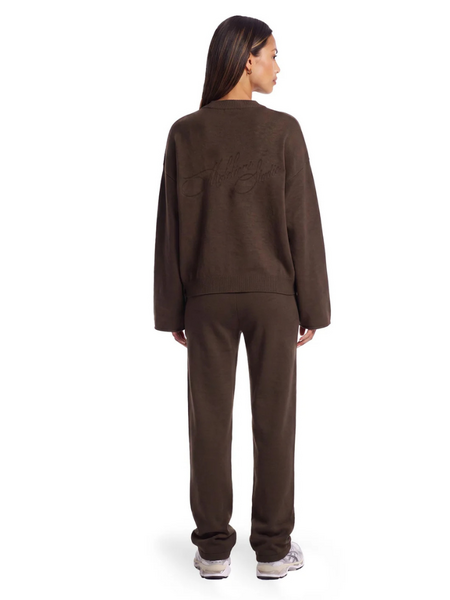 Malelions Women Oversized Knitted Sweater - Dark Brown Malelions Malelions Women Oversized Knitted Sweater - Dark Brown
