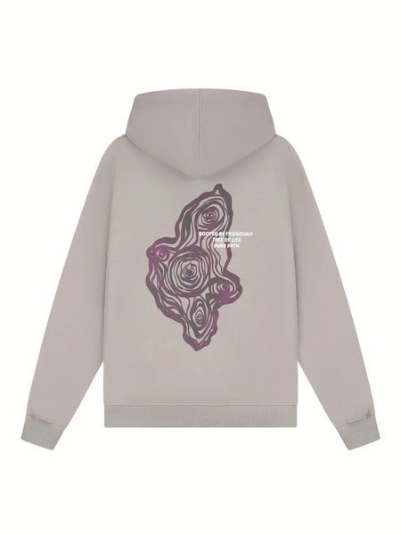 Pure Path Tree Trunk Hoodie - Taupe