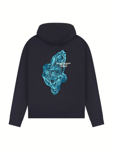 Pure Path Pure Path Tree Trunk Hoodie - Dark Navy