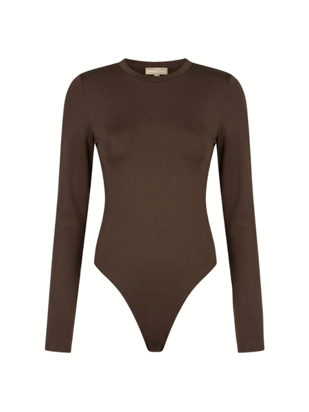 Malelions Malelions Women Emblem Crewneck Body - Dark Brown