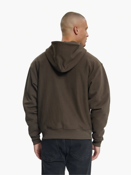 Croyez Studio Dept Zip Hoodie - Brown Croyez Croyez Studio Dept Zip Hoodie - Brown