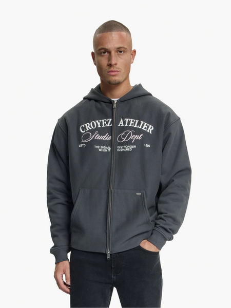 Croyez Studio Dept Zip Hoodie - Antra Croyez Croyez Studio Dept Zip Hoodie - Antra