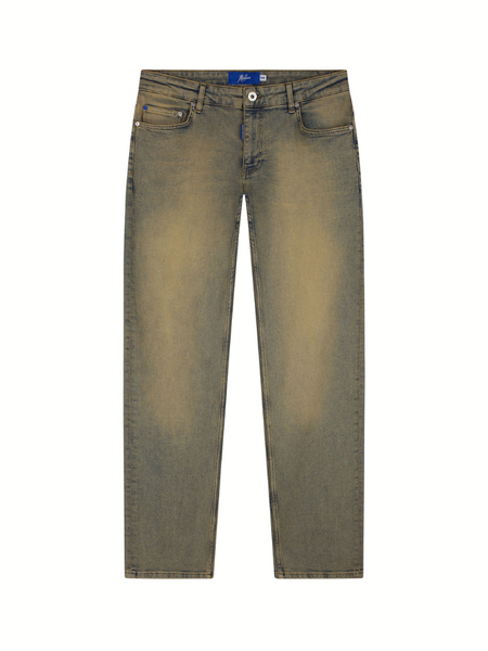 Malelions Straight Fit Jeans - Sand Washed Malelions Malelions Straight Fit Jeans - Sand Washed