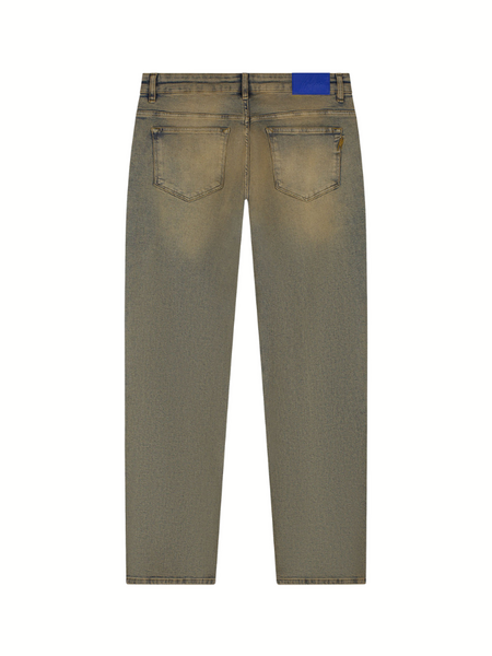 Malelions Straight Fit Jeans - Sand Washed Malelions Malelions Straight Fit Jeans - Sand Washed