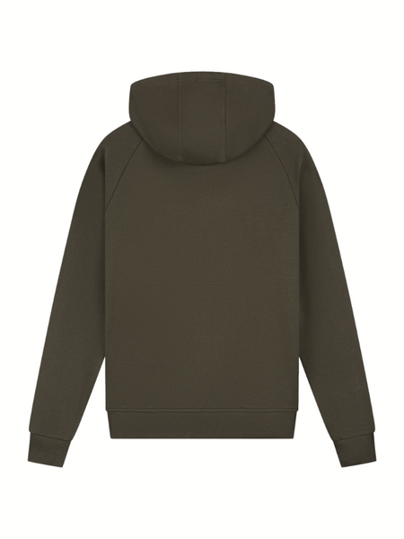Malelions Sport Logo Raglan Zip Hoodie - Moss Malelions Malelions Sport Logo Raglan Zip Hoodie - Moss