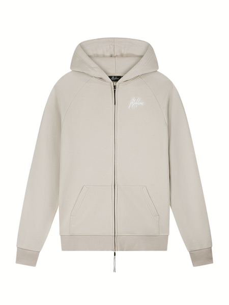 Malelions Malelions Sport Logo Raglan Zip Hoodie - Almond Malelions Sport Logo Raglan Zip Hoodie - Almond