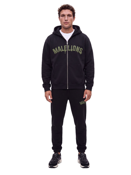 Malelions Society Club Zip Hoodie - Black Malelions Malelions Society Club Zip Hoodie - Black