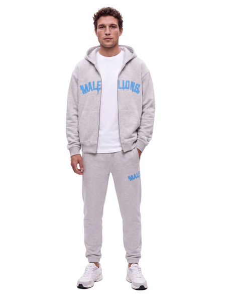 Malelions Malelions Society Club Sweatpants - Grey Melange