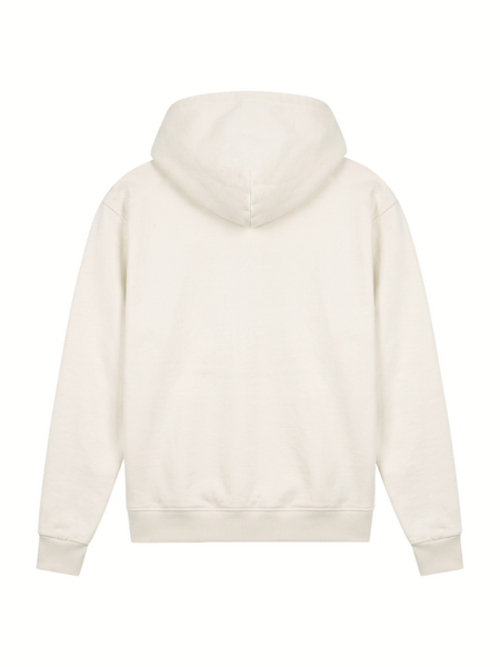 Malelions Society Club Zip Hoodie - Off White Malelions Malelions Society Club Zip Hoodie - Off White
