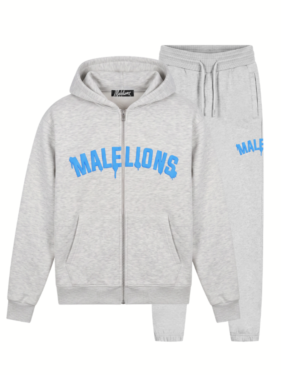 Malelions Society Club Combi-set - Grey Melange Malelions Malelions Society Club Combi-set - Grey Melange