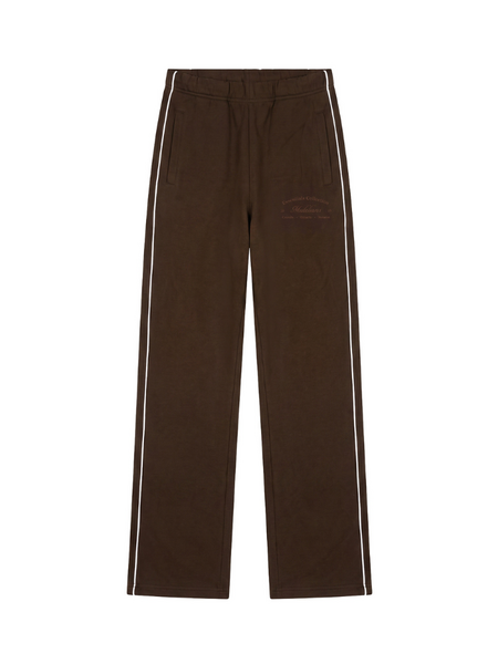 Malelions Women Contrast Straight Leg Sweatpants - Dark Brown Malelions Malelions Women Contrast Straight Leg Sweatpants - Dark Brown