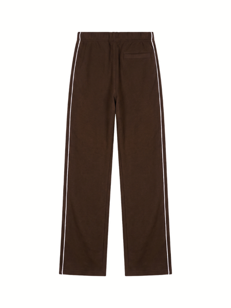 Malelions Women Contrast Straight Leg Sweatpants - Dark Brown Malelions Malelions Women Contrast Straight Leg Sweatpants - Dark Brown