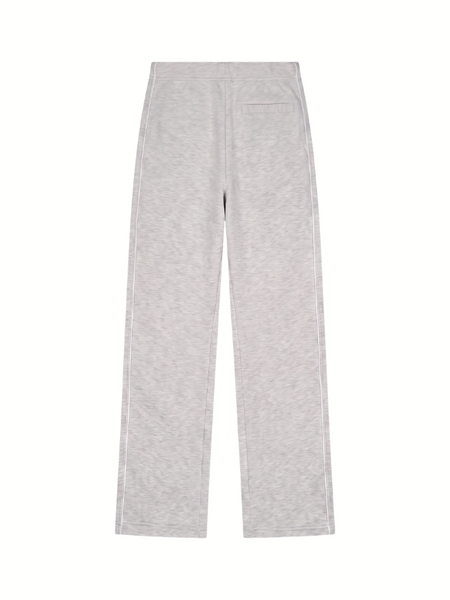 Malelions Women Contrast Straight Leg Sweatpants - Grey Melange Malelions Malelions Women Contrast Straight Leg Sweatpants - Grey Melange