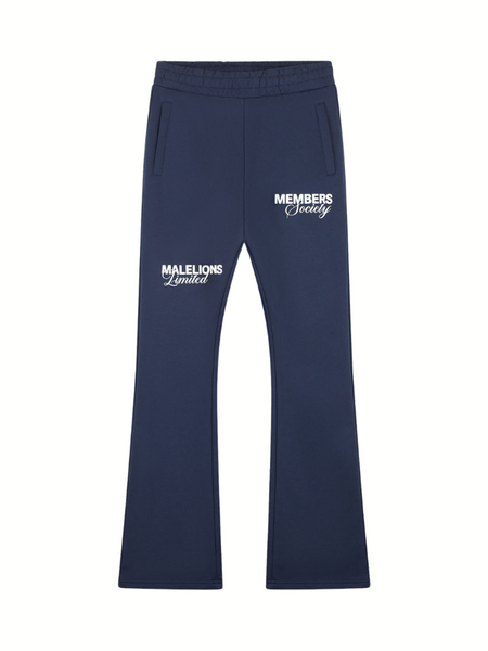 Malelions Women Members Society Flared Sweatpants - Midnight Blue Malelions Malelions Women Members Society Flared Sweatpants - Midnight Blue