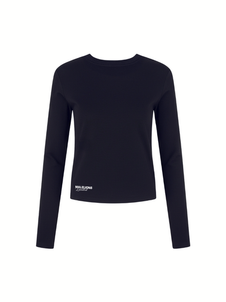 Malelions Women Members Society Longsleeve Top - Midnight Blue Malelions Malelions Women Members Society Longsleeve Top - Midnight Blue