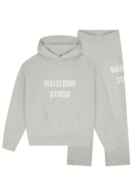Malelions Malelions Women Heavy Knitted Combi-set - Grey Melange Malelions Women Heavy Knitted Combi-set - Grey Melange
