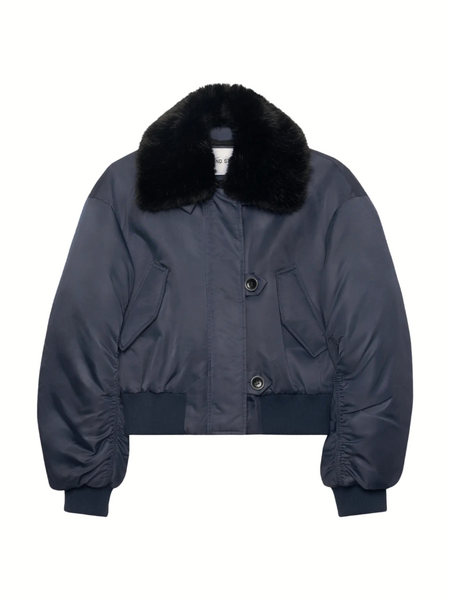 The Stand Studio Gem Jacket - Navy The Stand Studio The Stand Studio Gem Jacket - Navy