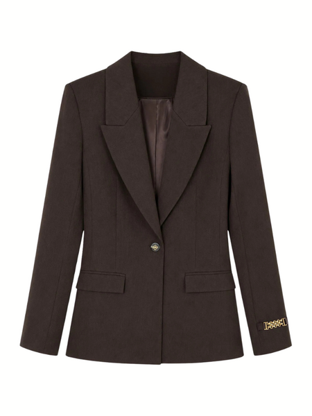 Nikkie Nikkie Aisley Blazer - Chocolate Torte Nikkie Aisley Blazer - Chocolate Torte