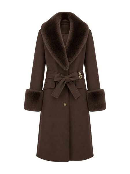 Nikkie Nikkie Auria Coat - Chocolate Martini