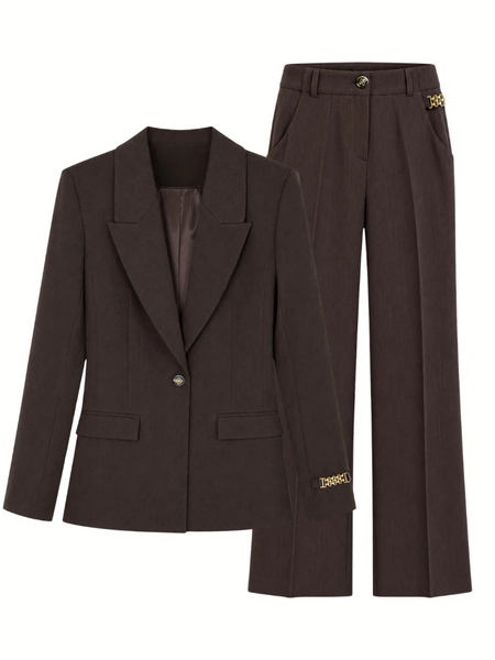 Nikkie Nikkie Aisley Pants Combi-set - Chocolate Torte Nikkie Aisley Pants Combi-set - Chocolate Torte