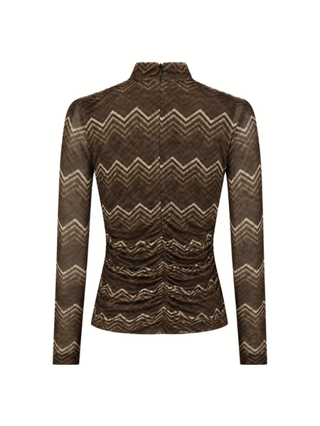 Nikkie Ariva Mesh Top - Chocolate Martini Nikkie Nikkie Ariva Mesh Top - Chocolate Martini