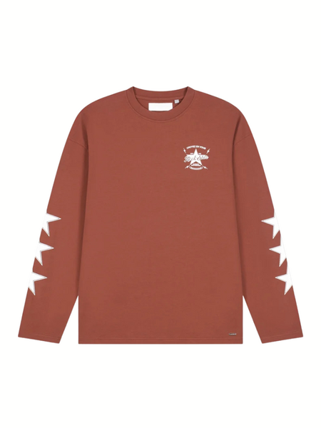 Croyez Rockstar Longsleeve T-Shirt - Melted Red Croyez Croyez Rockstar Longsleeve T-Shirt - Melted Red