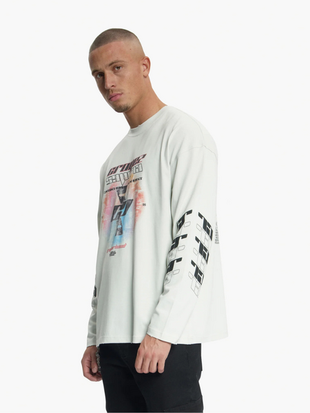 Croyez Lost Signal Longsleeve T-Shirt - Grey Croyez Croyez Lost Signal Longsleeve T-Shirt - Grey