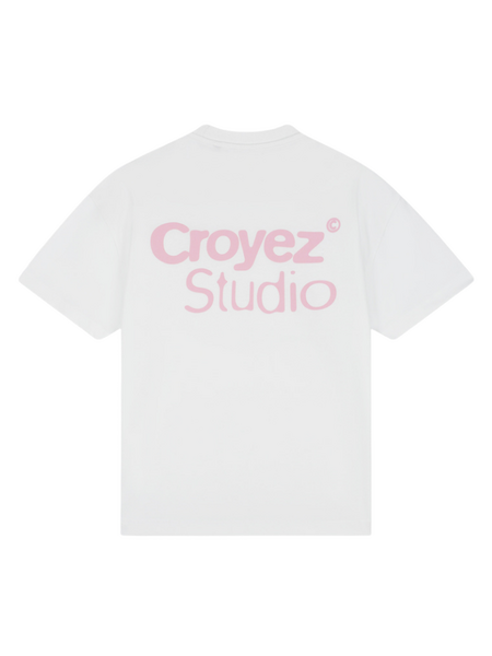 Croyez Studio Faded T-Shirt - White Croyez Croyez Studio Faded T-Shirt - White