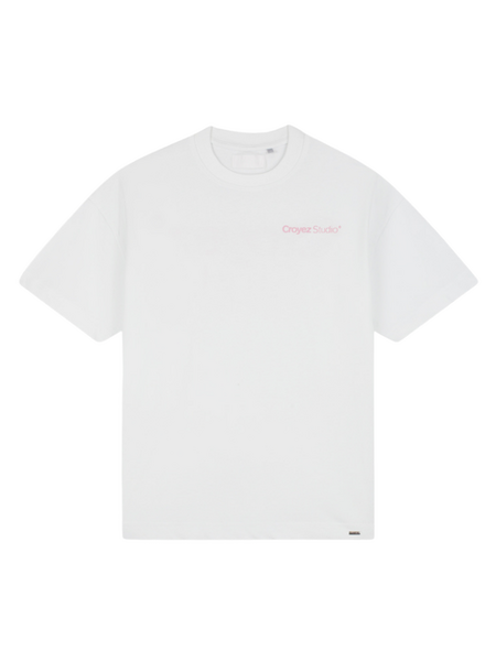 Croyez Studio Faded T-Shirt - White Croyez Croyez Studio Faded T-Shirt - White