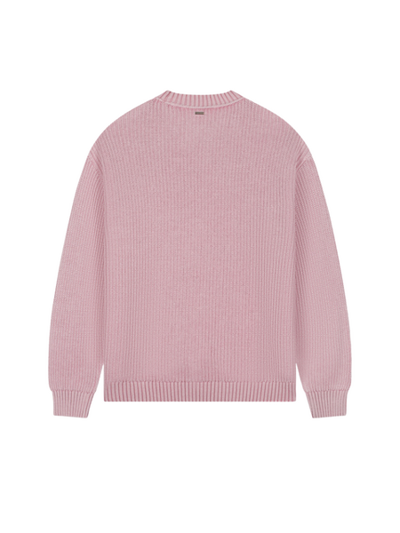 Croyez Ribbed Knit Sweater - Pink Croyez Croyez Ribbed Knit Sweater - Pink