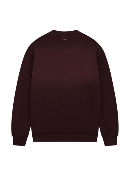 Croyez Studio Faded Sweater - Raisin Red Croyez Croyez Studio Faded Sweater - Raisin Red