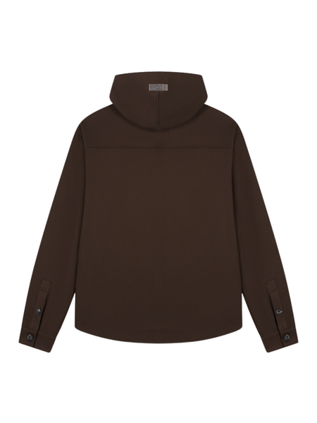 Croyez Hooded Shirt - Brown Croyez Croyez Hooded Shirt - Brown